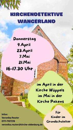 Plakat Kirchendetektive